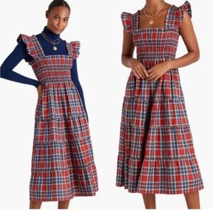 Hill House Ellie Nap Dress in Tartan Plaid size XS